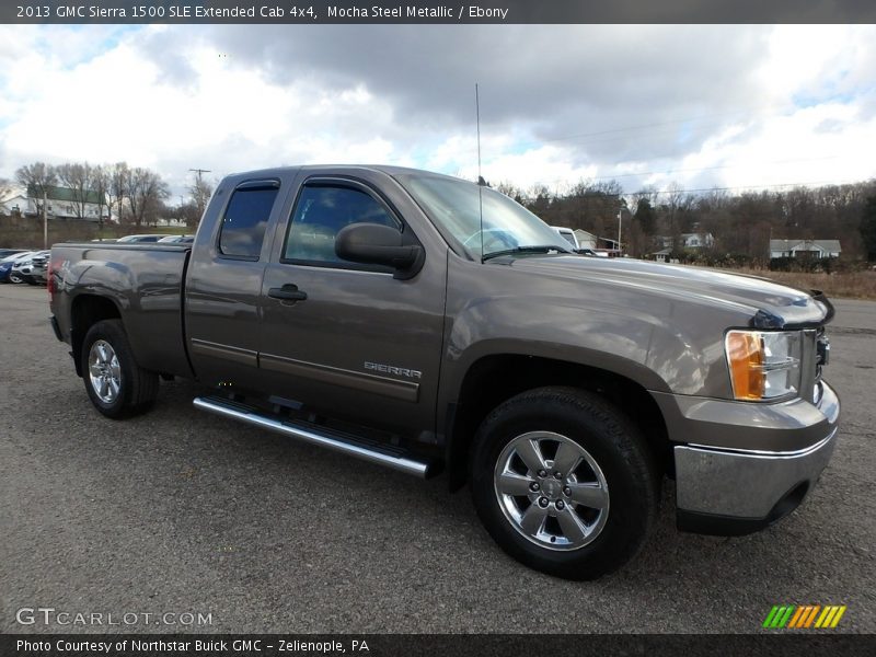 Mocha Steel Metallic / Ebony 2013 GMC Sierra 1500 SLE Extended Cab 4x4