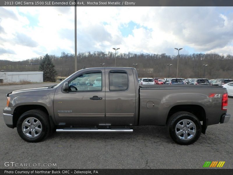 Mocha Steel Metallic / Ebony 2013 GMC Sierra 1500 SLE Extended Cab 4x4