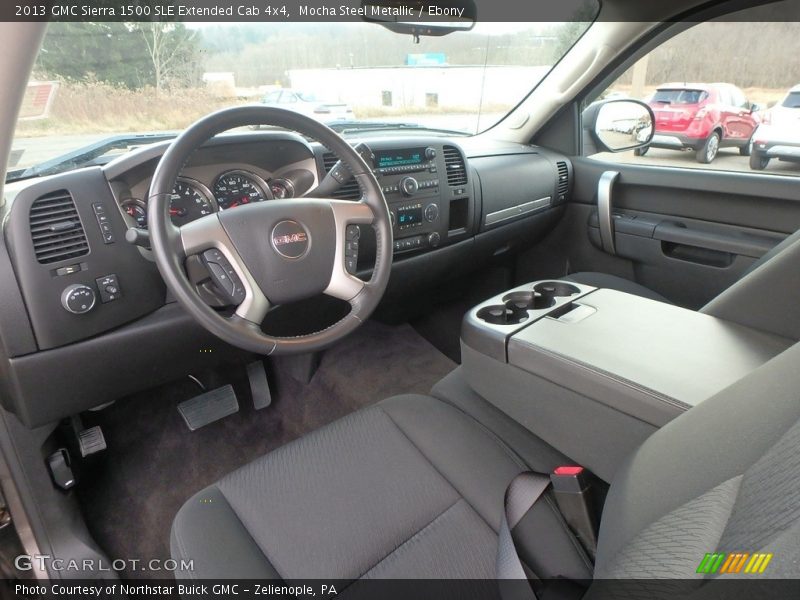 Mocha Steel Metallic / Ebony 2013 GMC Sierra 1500 SLE Extended Cab 4x4