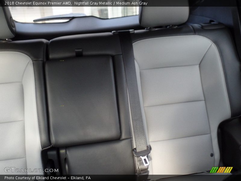 Nightfall Gray Metallic / Medium Ash Gray 2018 Chevrolet Equinox Premier AWD
