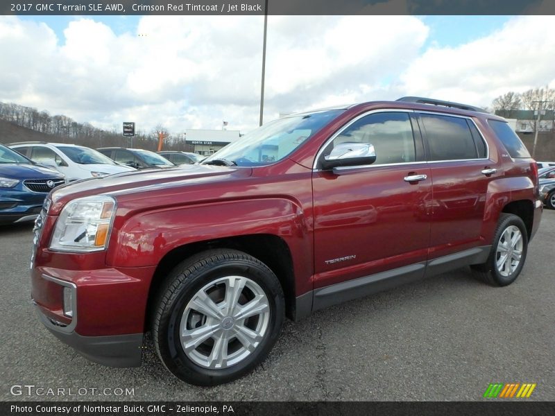 Crimson Red Tintcoat / Jet Black 2017 GMC Terrain SLE AWD