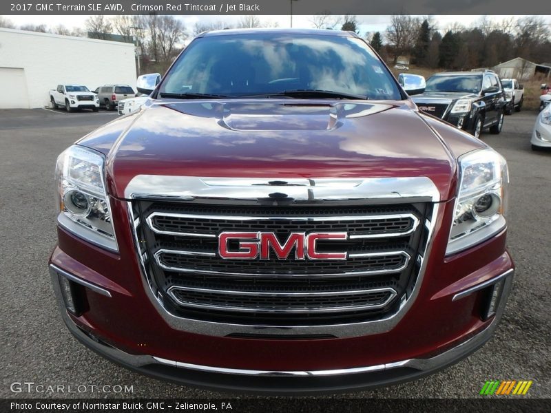 Crimson Red Tintcoat / Jet Black 2017 GMC Terrain SLE AWD