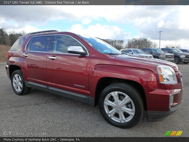 Crimson Red Tintcoat / Jet Black 2017 GMC Terrain SLE AWD