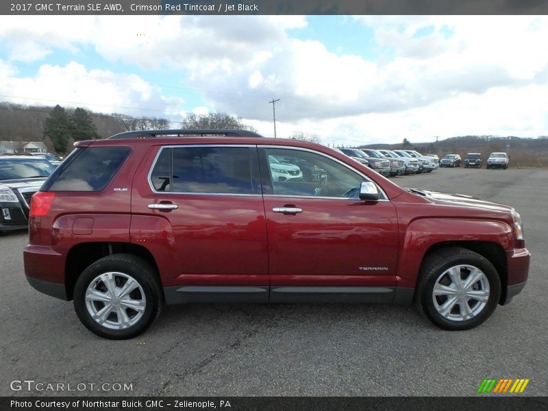 Crimson Red Tintcoat / Jet Black 2017 GMC Terrain SLE AWD