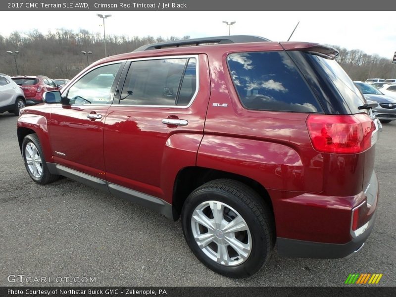 Crimson Red Tintcoat / Jet Black 2017 GMC Terrain SLE AWD