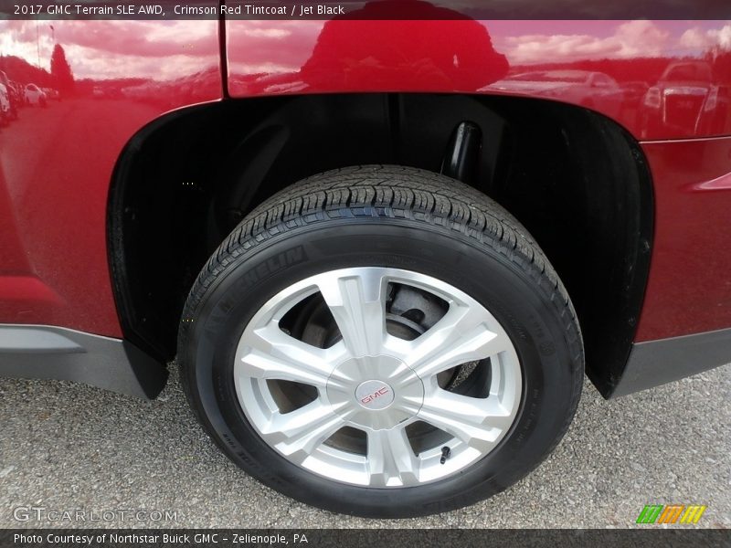 Crimson Red Tintcoat / Jet Black 2017 GMC Terrain SLE AWD