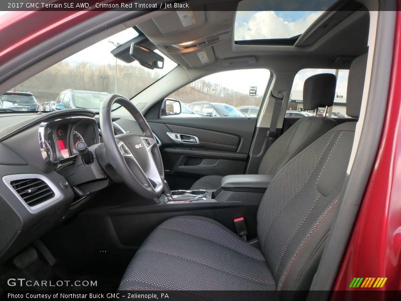 Crimson Red Tintcoat / Jet Black 2017 GMC Terrain SLE AWD