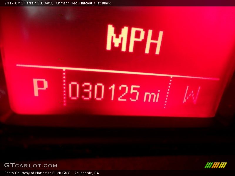 Crimson Red Tintcoat / Jet Black 2017 GMC Terrain SLE AWD