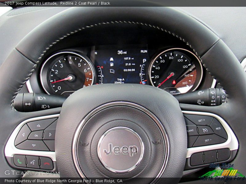 Redline 2 Coat Pearl / Black 2017 Jeep Compass Latitude
