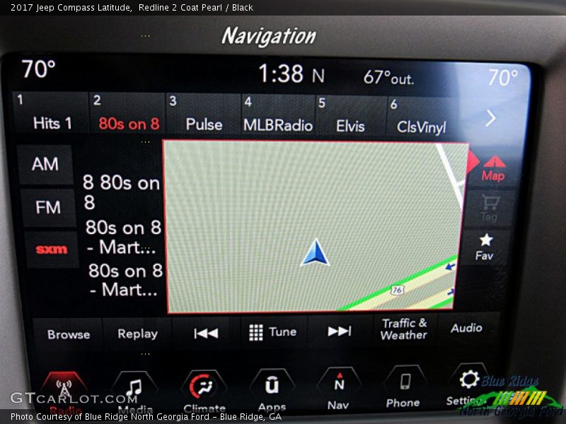 Redline 2 Coat Pearl / Black 2017 Jeep Compass Latitude