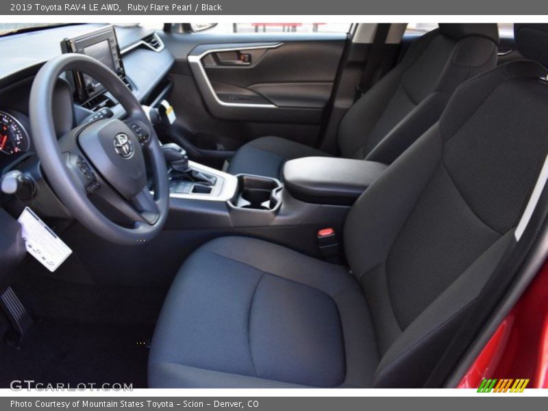 Ruby Flare Pearl / Black 2019 Toyota RAV4 LE AWD