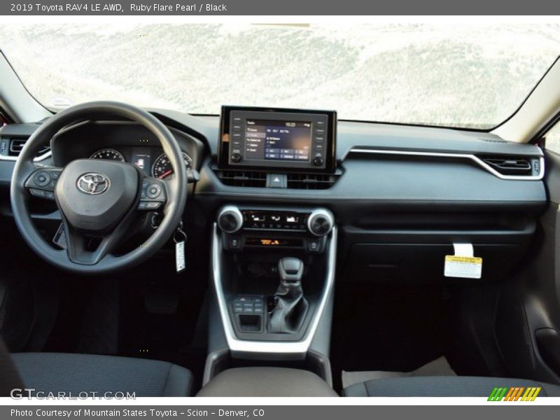 Dashboard of 2019 RAV4 LE AWD
