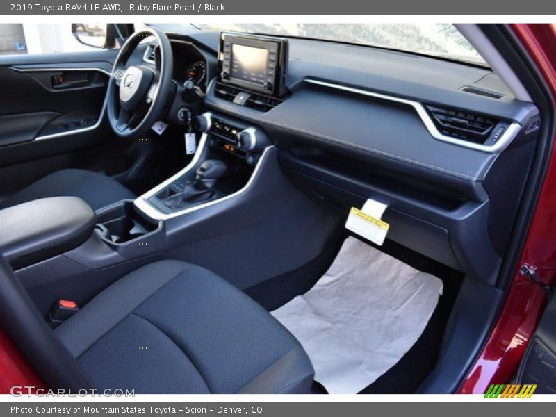 Ruby Flare Pearl / Black 2019 Toyota RAV4 LE AWD