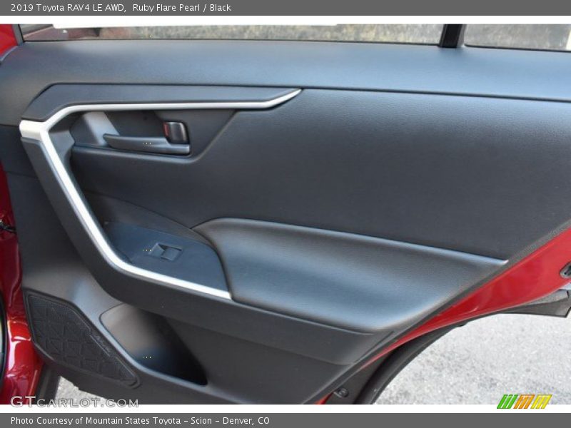 Ruby Flare Pearl / Black 2019 Toyota RAV4 LE AWD