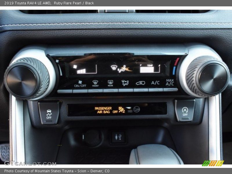 Controls of 2019 RAV4 LE AWD