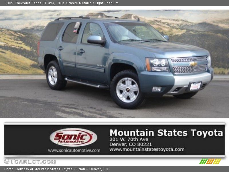 Blue Granite Metallic / Light Titanium 2009 Chevrolet Tahoe LT 4x4