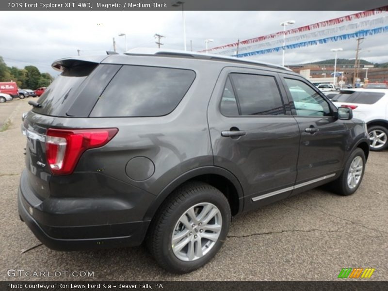 Magnetic / Medium Black 2019 Ford Explorer XLT 4WD