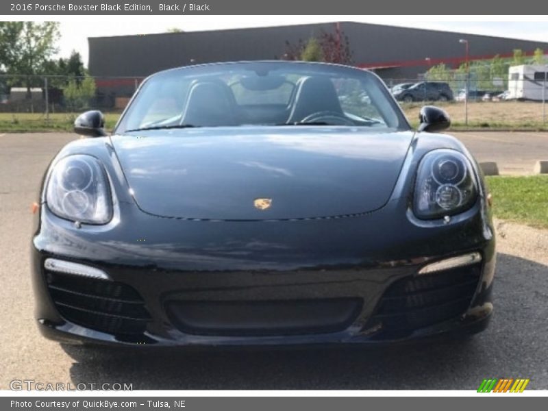 Black / Black 2016 Porsche Boxster Black Edition