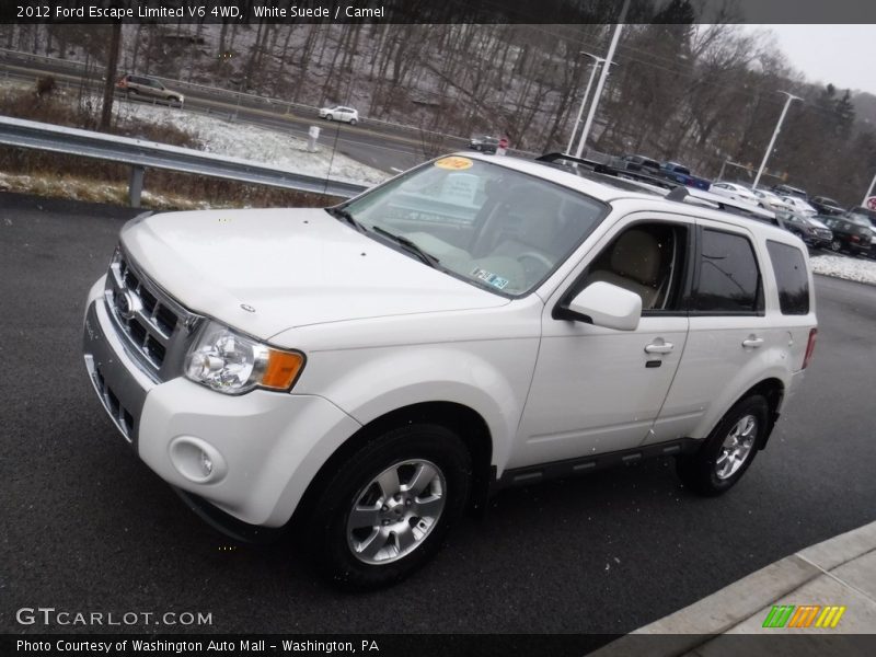 White Suede / Camel 2012 Ford Escape Limited V6 4WD