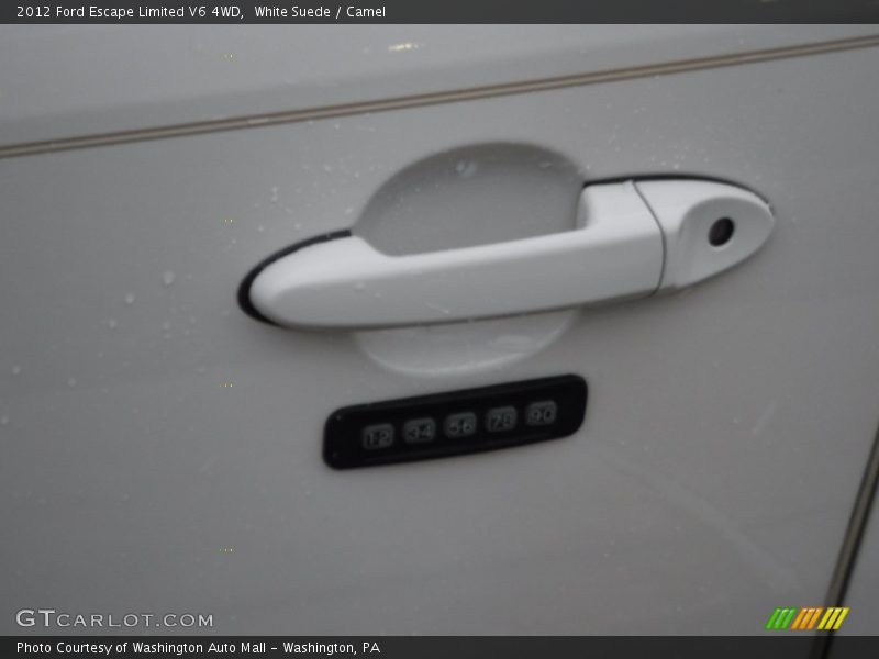 White Suede / Camel 2012 Ford Escape Limited V6 4WD