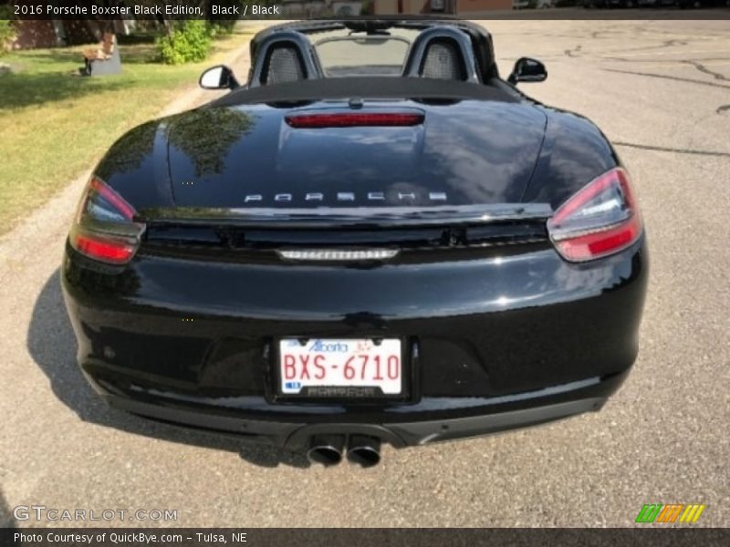 Black / Black 2016 Porsche Boxster Black Edition