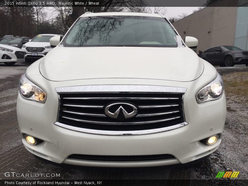 Majestic White / Wheat 2015 Infiniti QX60 3.5 AWD