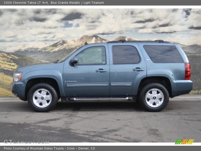 Blue Granite Metallic / Light Titanium 2009 Chevrolet Tahoe LT 4x4