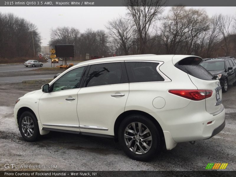 Majestic White / Wheat 2015 Infiniti QX60 3.5 AWD