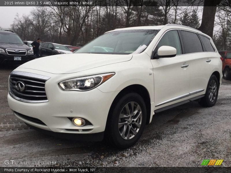 Majestic White / Wheat 2015 Infiniti QX60 3.5 AWD