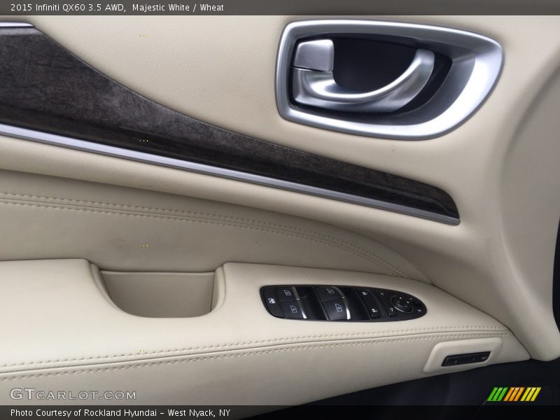 Majestic White / Wheat 2015 Infiniti QX60 3.5 AWD