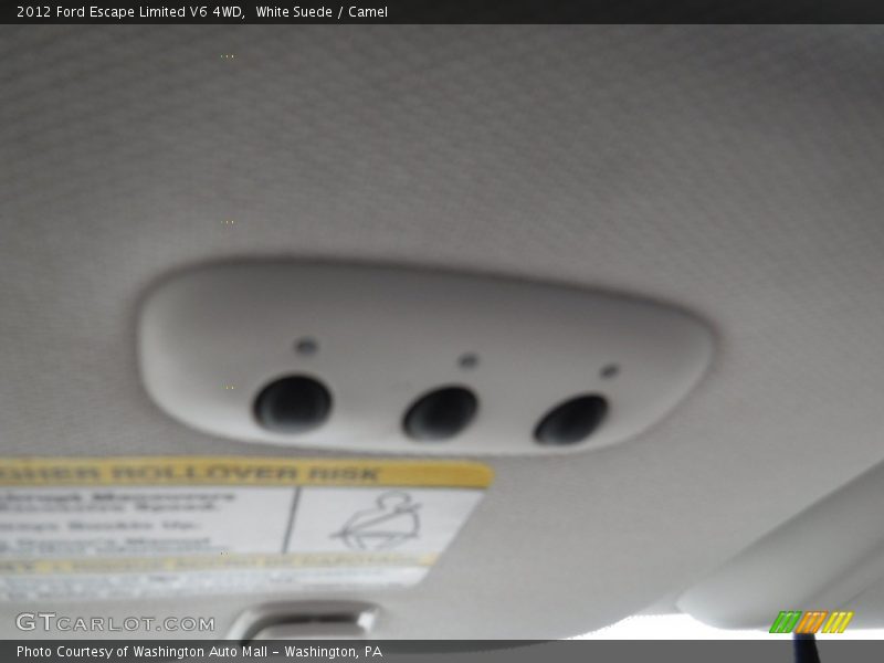 White Suede / Camel 2012 Ford Escape Limited V6 4WD