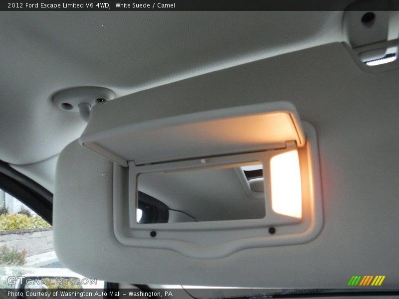 White Suede / Camel 2012 Ford Escape Limited V6 4WD