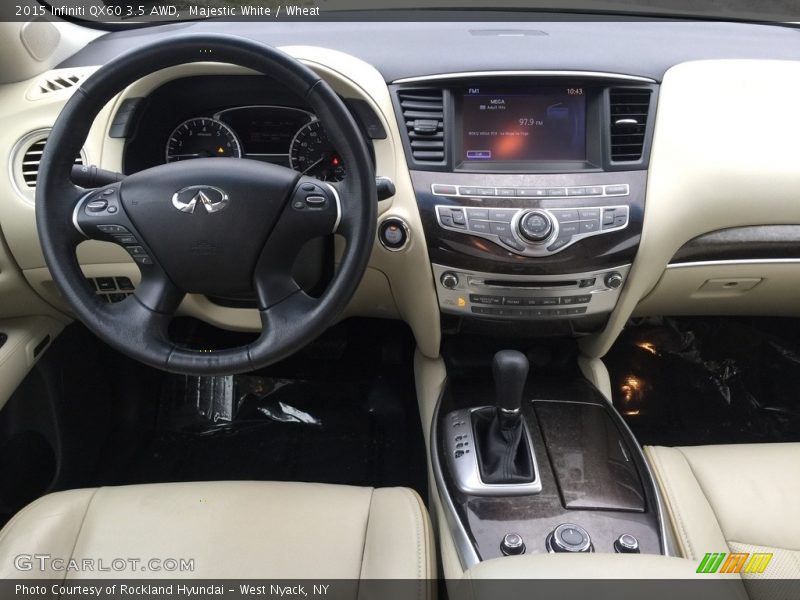 Majestic White / Wheat 2015 Infiniti QX60 3.5 AWD