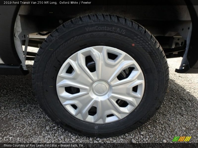 Oxford White / Pewter 2019 Ford Transit Van 250 MR Long