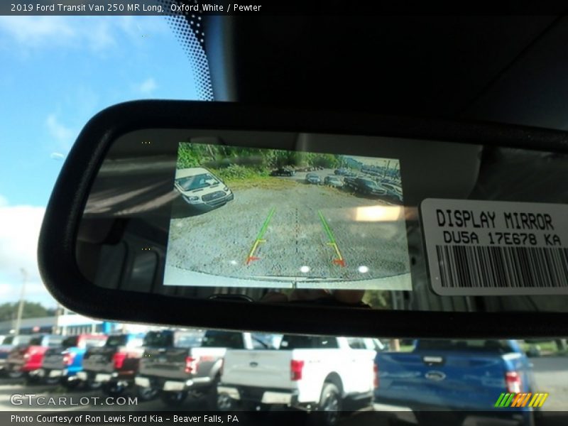 Oxford White / Pewter 2019 Ford Transit Van 250 MR Long