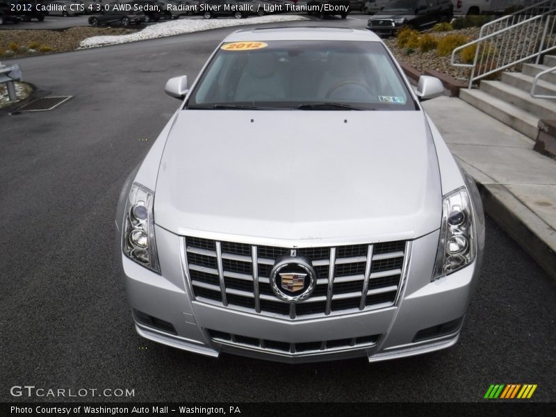 Radiant Silver Metallic / Light Titanium/Ebony 2012 Cadillac CTS 4 3.0 AWD Sedan