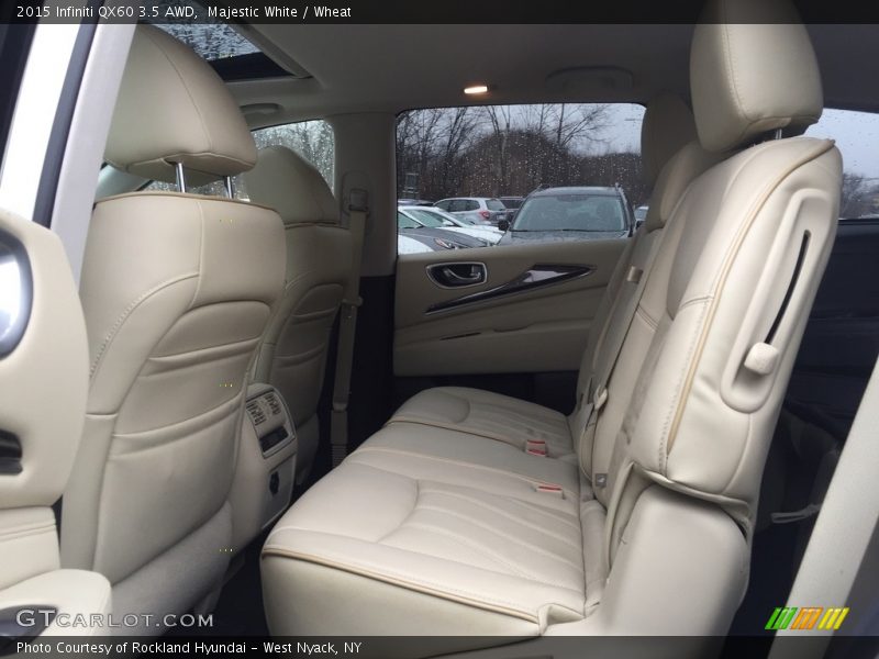 Majestic White / Wheat 2015 Infiniti QX60 3.5 AWD