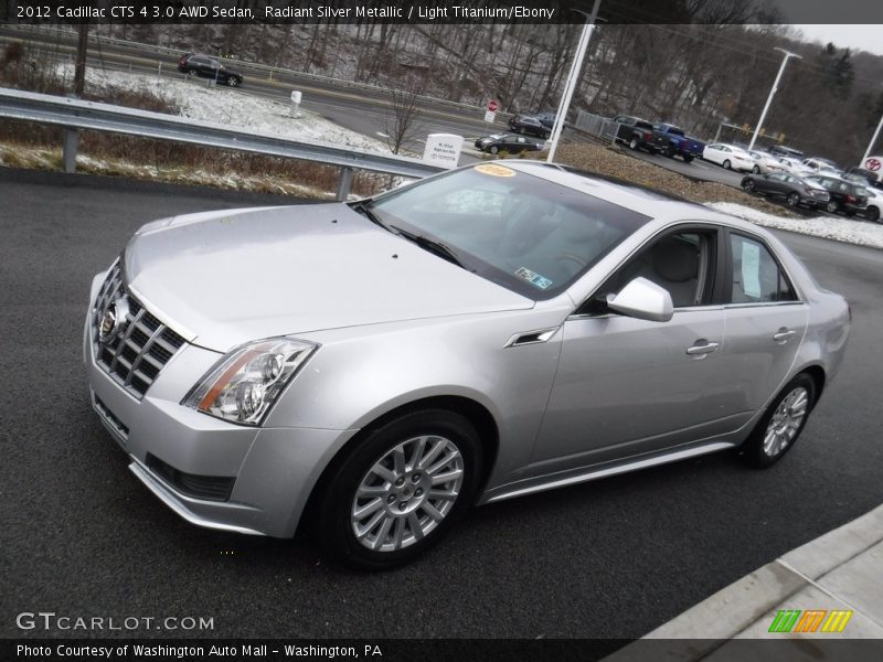 Radiant Silver Metallic / Light Titanium/Ebony 2012 Cadillac CTS 4 3.0 AWD Sedan