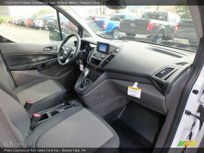 Frozen White / Palazzo Grey 2019 Ford Transit Connect XL Van