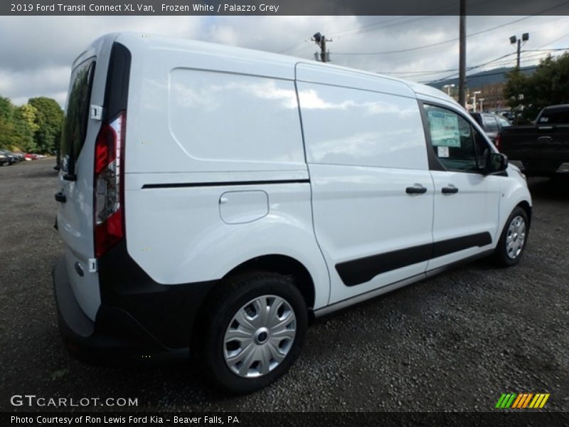 Frozen White / Palazzo Grey 2019 Ford Transit Connect XL Van