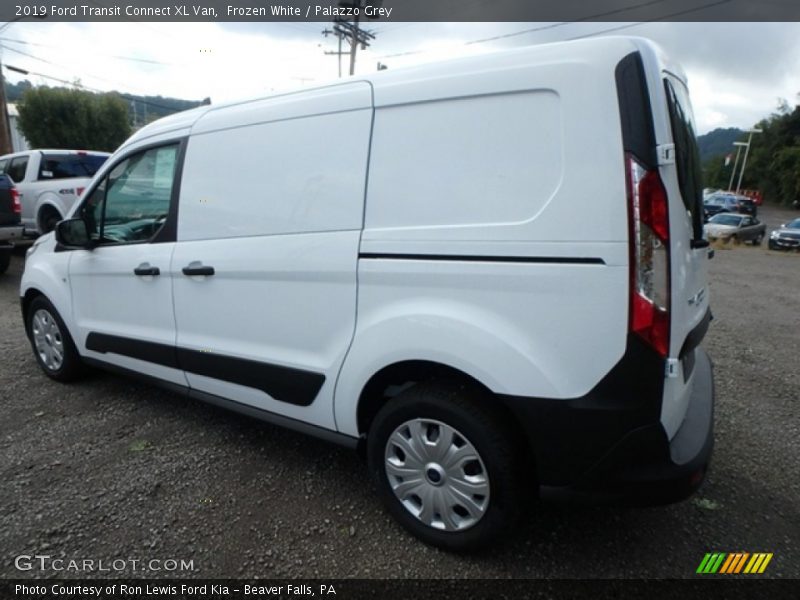 Frozen White / Palazzo Grey 2019 Ford Transit Connect XL Van