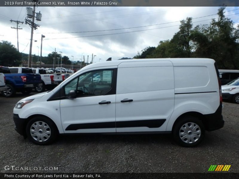 Frozen White / Palazzo Grey 2019 Ford Transit Connect XL Van