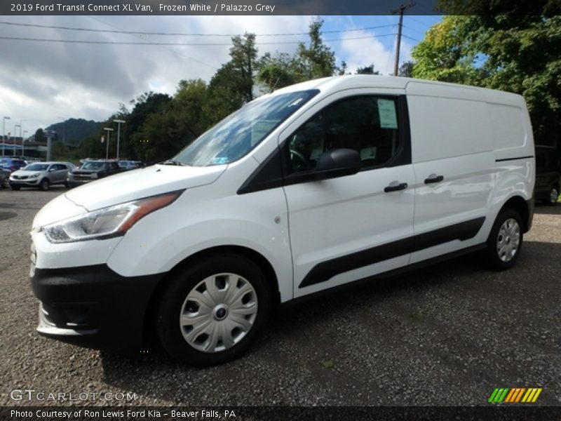 Frozen White / Palazzo Grey 2019 Ford Transit Connect XL Van