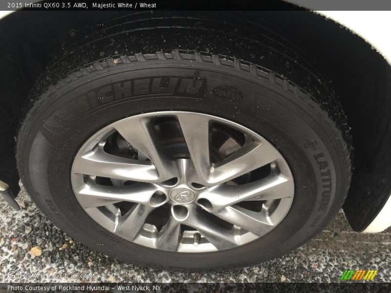 Majestic White / Wheat 2015 Infiniti QX60 3.5 AWD