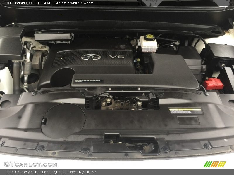 Majestic White / Wheat 2015 Infiniti QX60 3.5 AWD