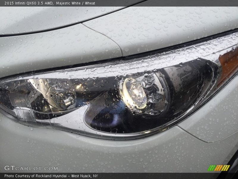 Majestic White / Wheat 2015 Infiniti QX60 3.5 AWD