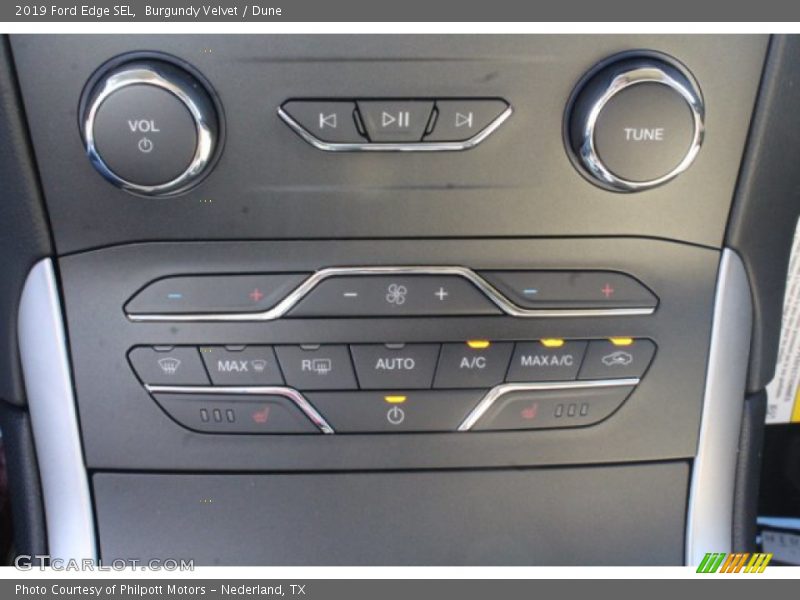 Burgundy Velvet / Dune 2019 Ford Edge SEL