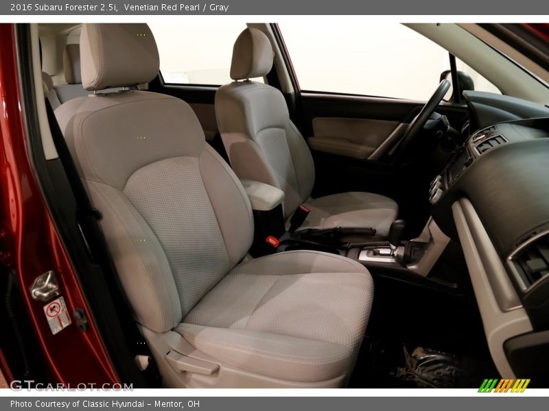 Venetian Red Pearl / Gray 2016 Subaru Forester 2.5i