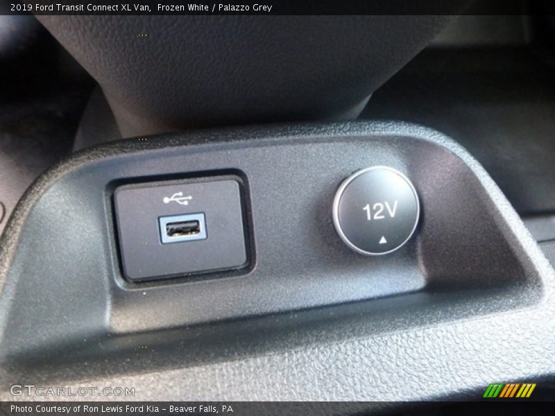 Frozen White / Palazzo Grey 2019 Ford Transit Connect XL Van