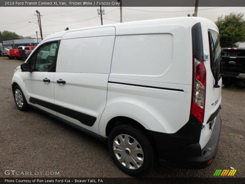 Frozen White / Palazzo Grey 2019 Ford Transit Connect XL Van